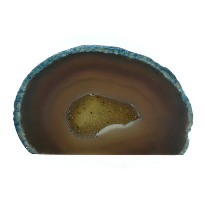 Free Standing Polished Agate - Natural Brown   ~14 x 9.5cm