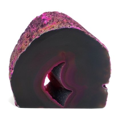 Free Standing Polished Agate - Pink   ~12cm