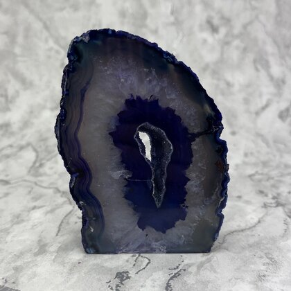 Free-standing Polished Agate - Purple ~108x79cm