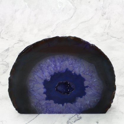 Free Standing Polished Agate - Purple ~13 x 10cm