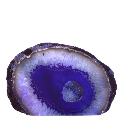 Free Standing Polished Agate -  Purple   ~9.4 x 14.6cm