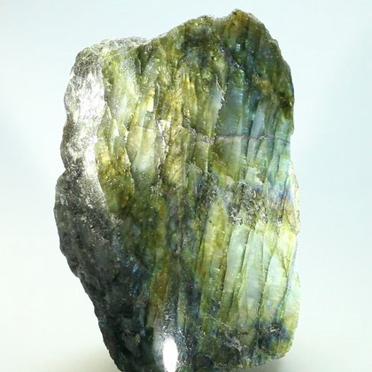 LOVELY Free-standing Labradorite (Part Polished) ~124x82mm