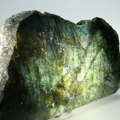 Freestanding Labradorite (Part Polished) ~164x90mm