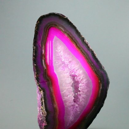 Freestanding Polished Agate - Pink ~12.3 x 7.3cm