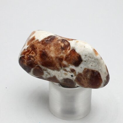 Garnet in Limestone Tumblestone ~40mm