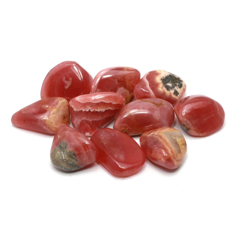 RHODOCHROSITE Crystal Chips - Small Crystals, Gemstones, Jewelry Making,  Tumbled Crystals, E0086