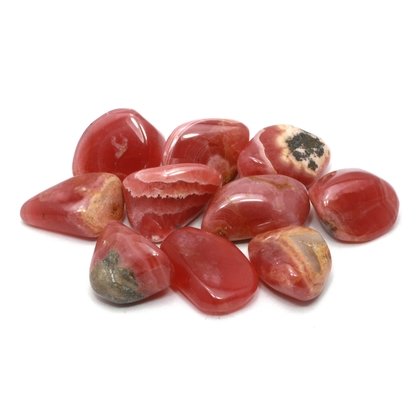 Gem Rhodochrosite Tumble Stone (20-25mm)