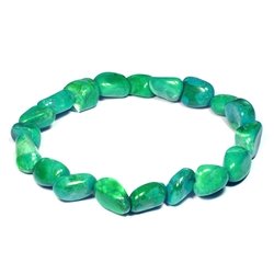 Gemini Birthstone Bracelet - Chrysocolla Howlite