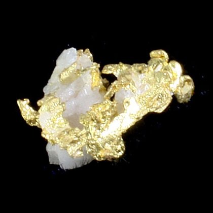Gold Healing Crystal Specimen ~9mm