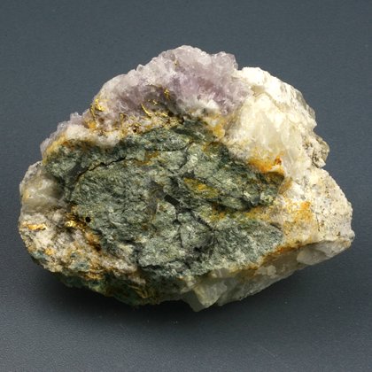 Gold Healing Crystals in Amethystine Quartz ~45mm