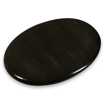 Gold Sheen Obsidian Palm Stone