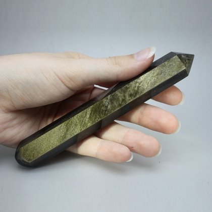Gold Sheen Obsidian Wand ~130mm