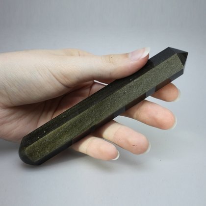 Gold Sheen Obsidian Wand ~130mm