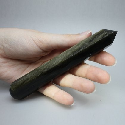 Gold Sheen Obsidian Wand ~130mm