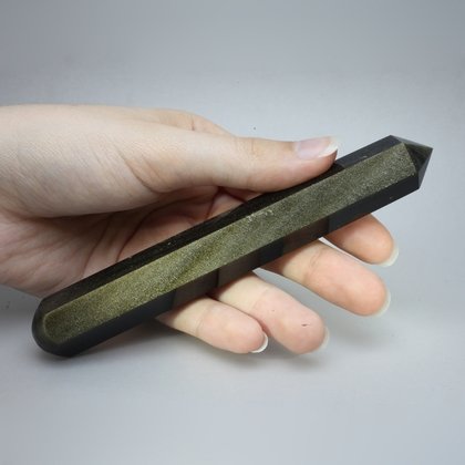 Gold Sheen Obsidian Wand ~130mm