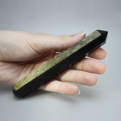 Gold Sheen Obsidian Wand ~130mm