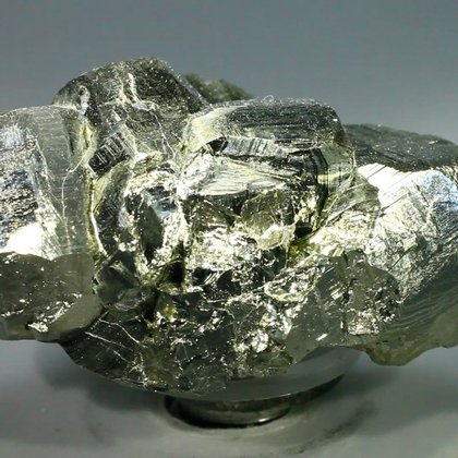 Golden Iron Pyrite Complex Healing Mineral (Collector Grade) ~5.2x3.8cm