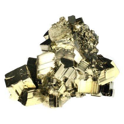 Golden Iron Pyrite Complex Healing Mineral (Collector Grade) ~5.5 x 4.5cm