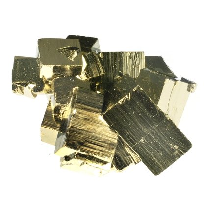 Golden Iron Pyrite Complex Healing Mineral (Collector Grade) ~5.5 x 4cm