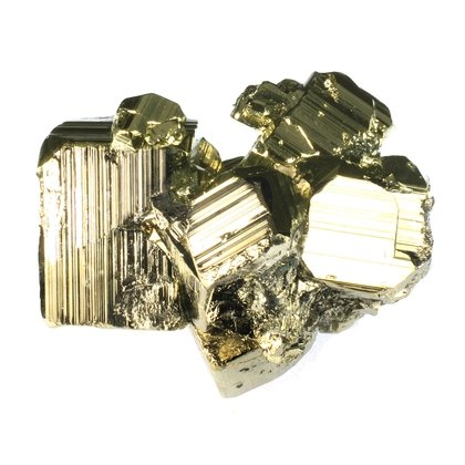 Golden Iron Pyrite Complex Healing Mineral (Collector Grade) ~5 x 3.5cm