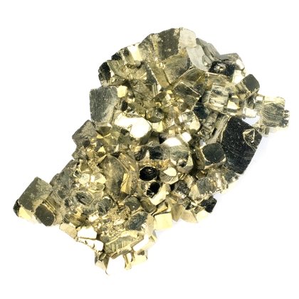 Golden Iron Pyrite Complex Healing Mineral (Collector Grade) ~6 x 4cm
