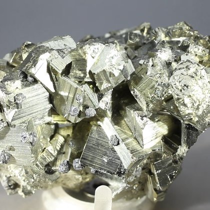 Golden Iron Pyrite Complex Healing Mineral (Collector Grade) ~72mm