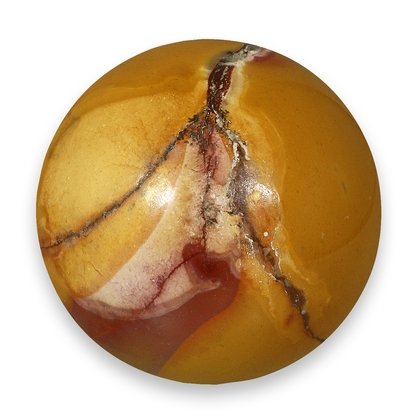 Golden Mookaite Crystal Sphere ~4.5cm