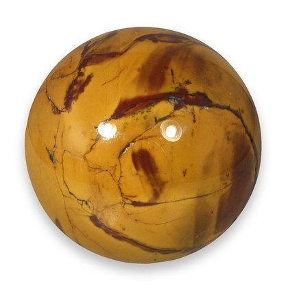 Golden Mookaite Crystal Sphere ~4.5cm