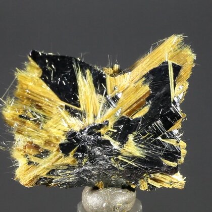 Golden Rutile with Hematite Healing Mineral ~24mm
