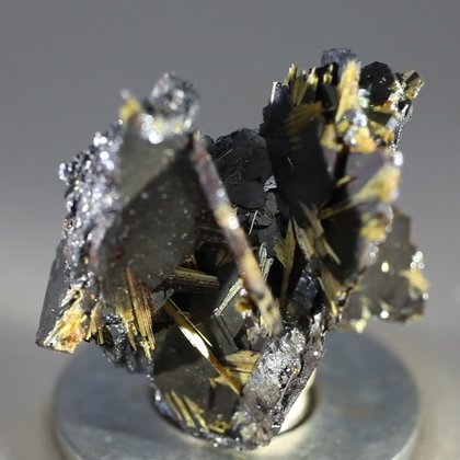 Golden Rutile with Hematite Healing Mineral ~27mm