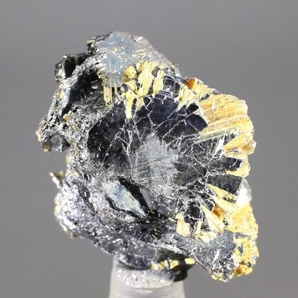 GORGEOUS Golden Rutile with Hematite Healing Mineral ~28mm