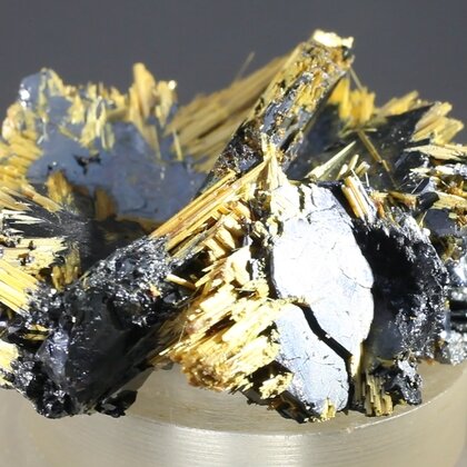 Golden Rutile with Hematite Healing Mineral ~42mm