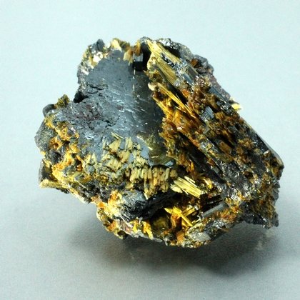 Golden Rutile with Hematite Healing Mineral ~42mm