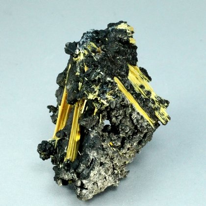 Golden Rutile with Hematite Healing Mineral ~43mm