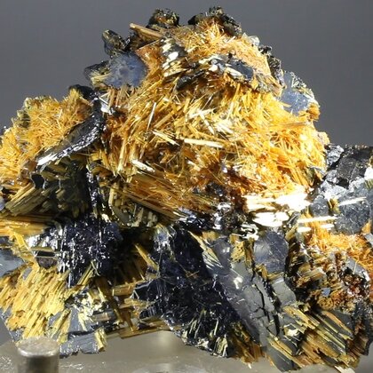 Golden Rutile with Hematite Healing Mineral ~55mm