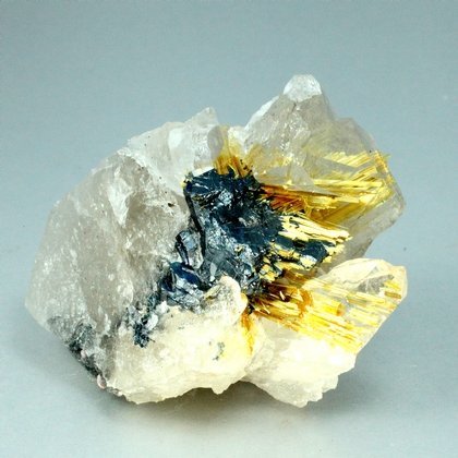 Golden Rutile with Hematite Healing Mineral ~55mm