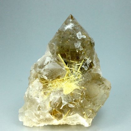 Golden Rutile with Hematite Healing Mineral ~75mm