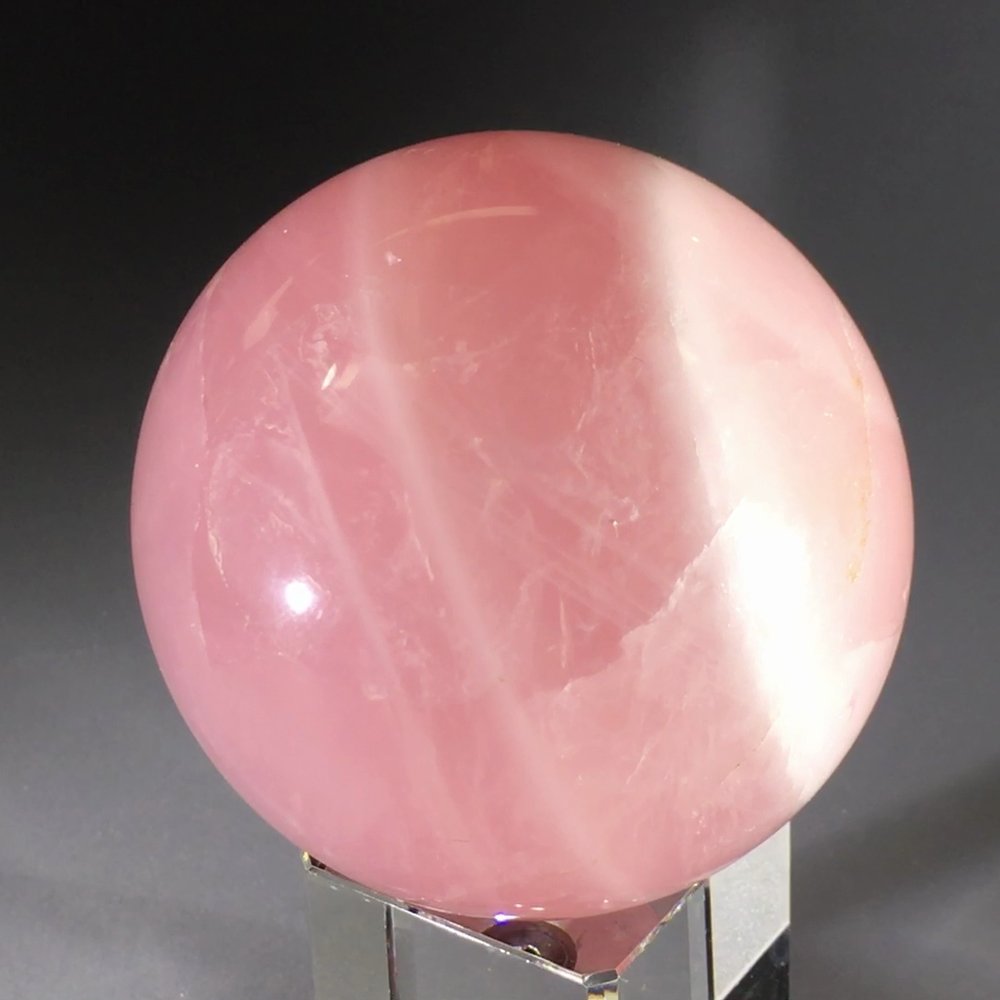 102 Rose Quartz Crystal Sphere