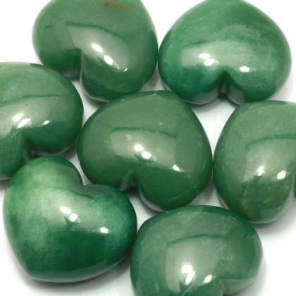 Green Aventurine Crystal Heart ~45mm