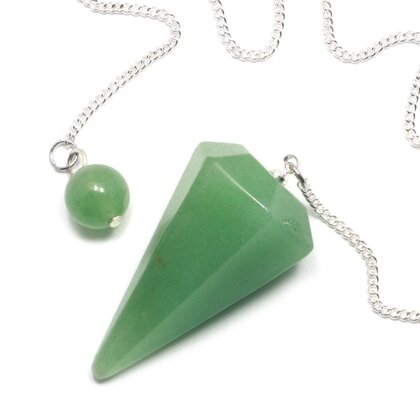 Green Aventurine Crystal Pendulum