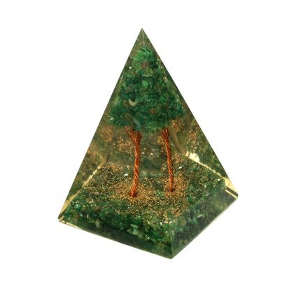 Green Aventurine Tree Of Life Orgonite ~95mm