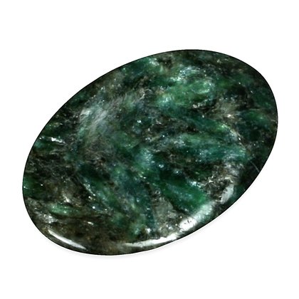 Green Chromium Mica Thumb Stone