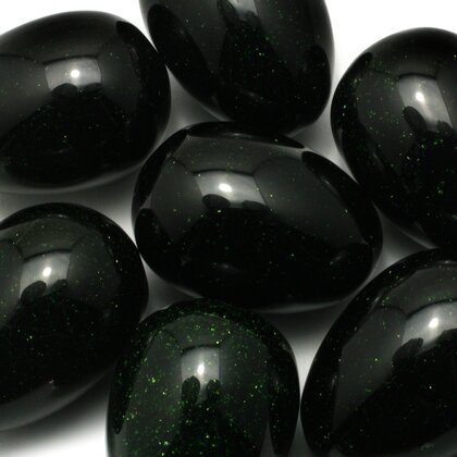 Green Goldstone Crystal Egg ~48mm