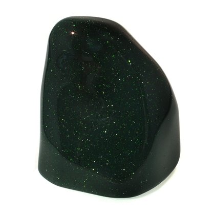 Green Goldstone Freeform Sculpture