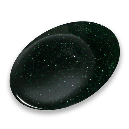 Green Goldstone Thumb Stone