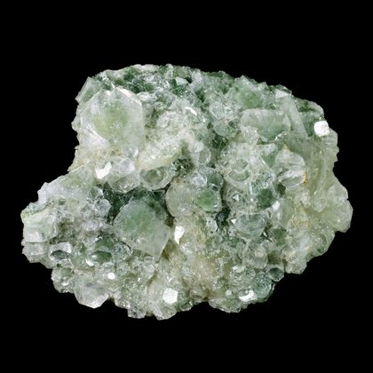 Green Heulandite with Stilbite Crystal Cluster ~ 9cm