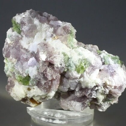 Green Tourmaline and Lepidolite Healing Crystal ~50mm