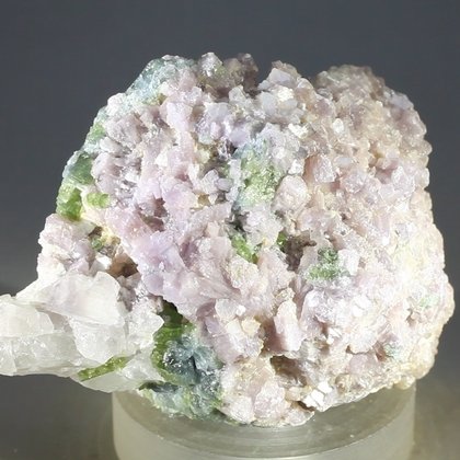 Green Tourmaline and Lepidolite Healing Crystal ~54mm