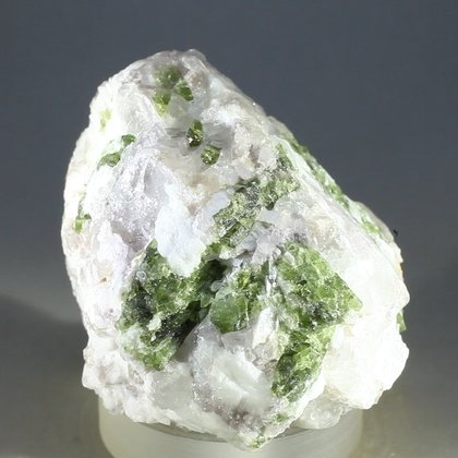 Green Tourmaline and Lepidolite Healing Crystal ~55mm