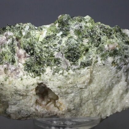 Green Tourmaline and Lepidolite Healing Crystal ~60mm